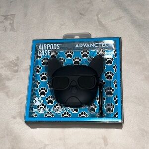 Advanctech AirPods Pro Silicone Black Case NWT